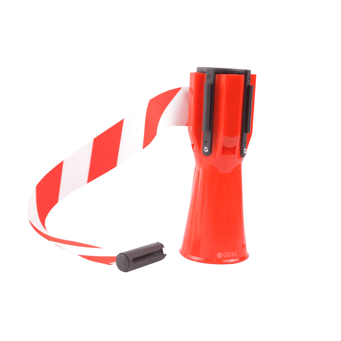 3M Retractable Cone Traffic Barrier Red/White