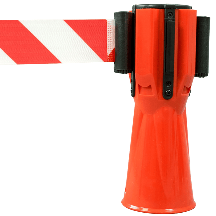 3M Retractable Cone Traffic Barrier Red/White