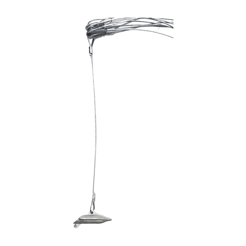 12 inch Finned Cabled Super Stakes - One Dozen - Minnesota Trapline Products