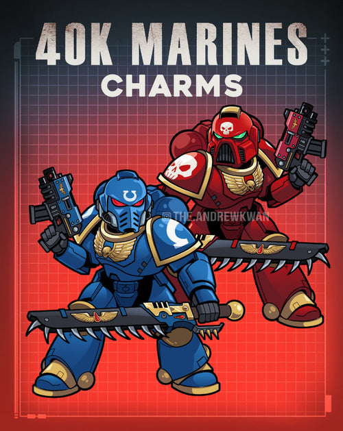 40k Marines Charm
