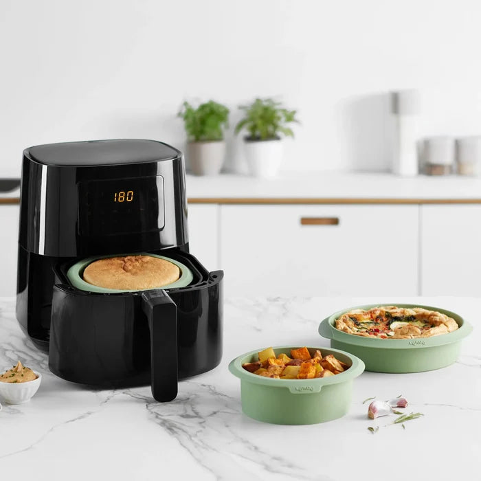 AIR FRYER FORMA APAĻA 20 CM, SILIKONS