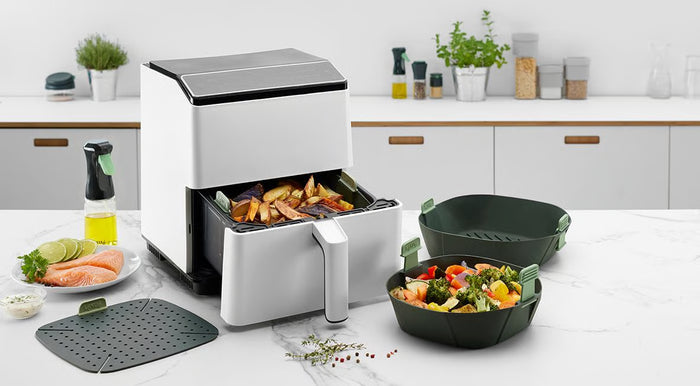 AIR FRYER PAKLĀJIŅŠ, 22 X 22 CM, SILIKONS