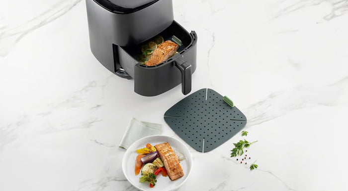 AIR FRYER PAKLĀJIŅŠ, 22 X 22 CM, SILIKONS