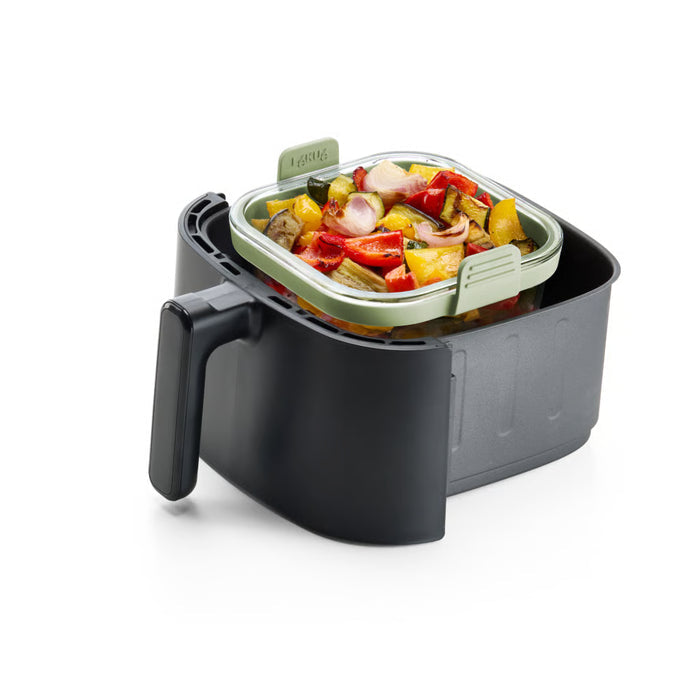 AIR FRYER STIKLA TRAUKS, 17,5 X 18,5  H 9,5 CM