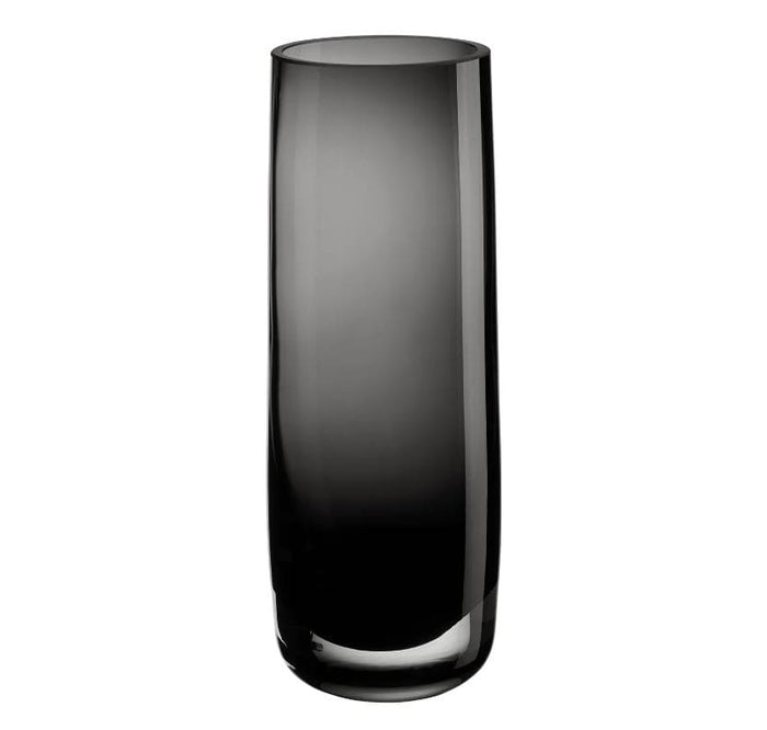 AJANA GREY VĀZE D10.5CM, H29CM, STIKLS