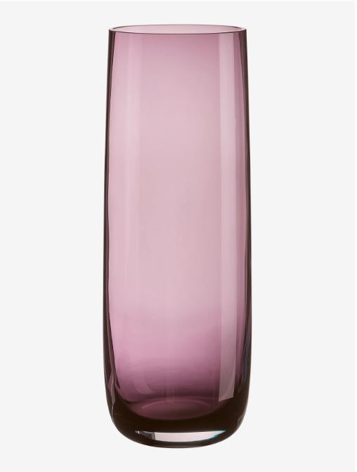 AJANA VĀZE D10.5CM, H29CM, VIOLETA, STIKLS