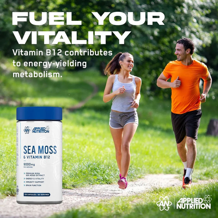Applied Nutrition Sea Moss & Vitamin B12 Capsules, 120 Ct