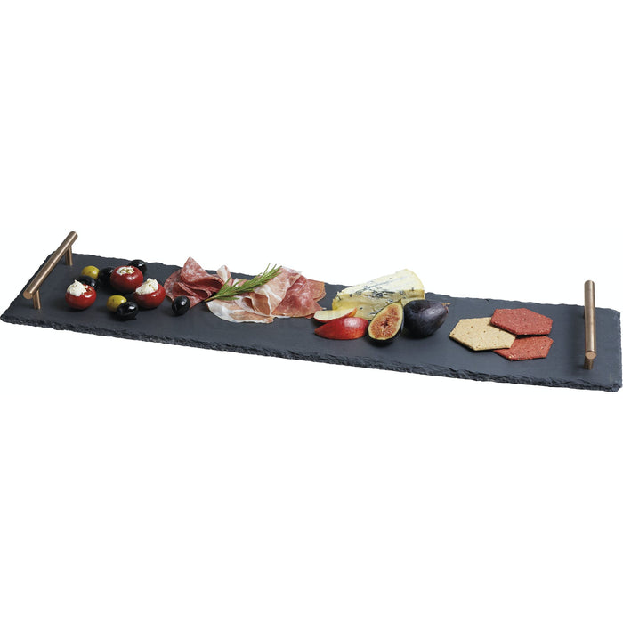 ARTESA SERVĒJAMAIS ŠĶĪVIS 60X15CM AR MET. ROKTURIEM, AKMENS MASA
