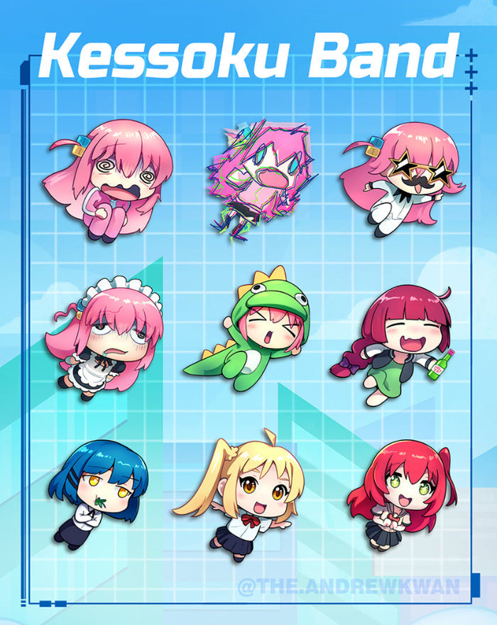 Bocchi the Rock Stickers