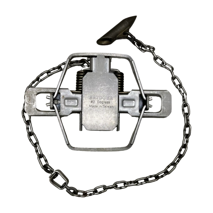 Bridger #2 Dogless with Chain Stake Attached