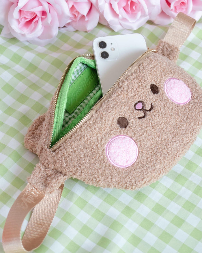 Brown Strawbeary Fanny Pack ♡