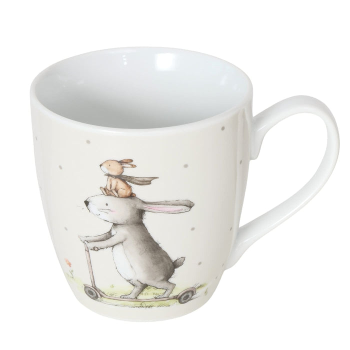BUNNY KRŪZE 480ML, 2 VEIDI, ZAĶU DIZAINS, PORCELĀNS