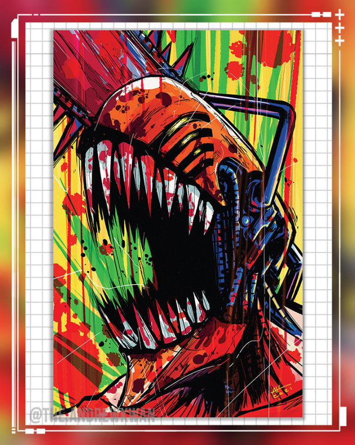 Chainsaw Blood Print