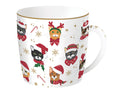 CHRISTMAS FRIENDS CATS KRŪZE 350ML METĀLA KĀRBĀ, PORCELĀNS