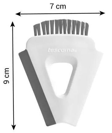 CLEANKIT DAUDZFUNKCIONĀLA BIRSTE 7x9CM, TRIJSTŪRA FORMĀ, PLASTMASA