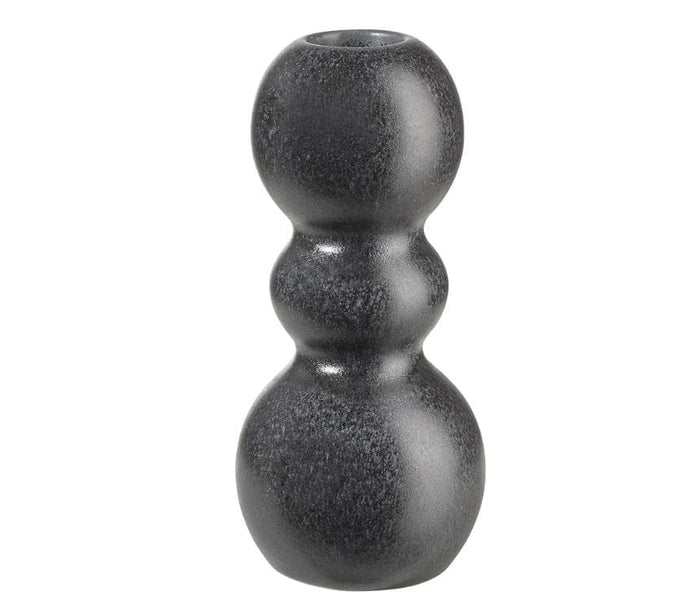 COMO SVEČTURIS H14CM, MELNS, PORCELĀNS