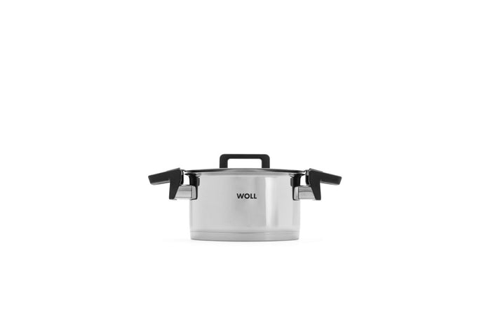 CONCEPT NERŪSĒJOŠĀ TĒRAUDA KATLS AR VĀKU UN ROKTURI, 18CM, 2.2L, INDUKCIJAI