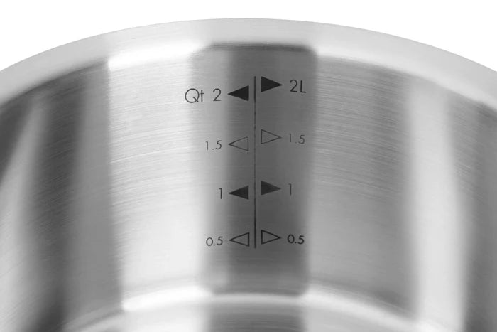 CONCEPT NERŪSĒJOŠĀ TĒRAUDA KATLS AR VĀKU UN ROKTURI, 18CM, 2.2L, INDUKCIJAI