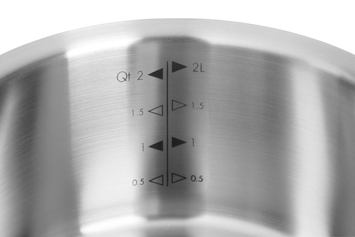 CONCEPT NERŪSĒJOŠĀ TĒRAUDA KATLS AR VĀKU UN ROKTURI, 18CM, 2.2L, INDUKCIJAI