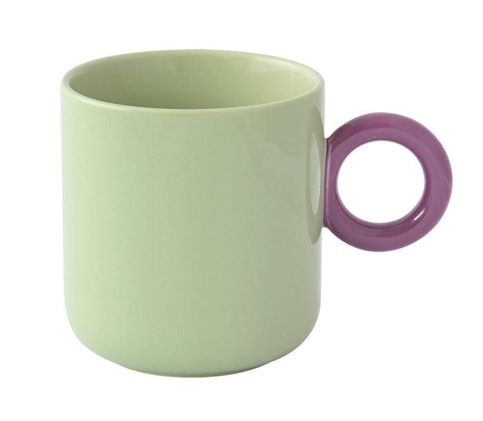 CREATIVE COLOURED KRŪZE 350ML, ZAĻA, PORCELĀNS