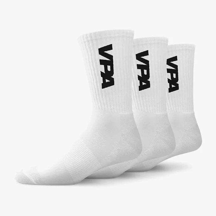 Crew Socks 3 Pack - Whites