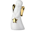 DEKORATĪVA FIGŪRA-EŅĢELIS LILY H12.5CM, BALTS, PORCELĀNS