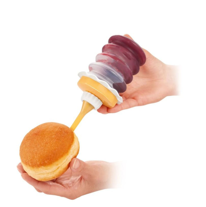 DELICIA KŪKU DEKORĒŠANAS KOMPL.5PR., AKORDIONTIPA, SILIKONA/PLASTMASAS