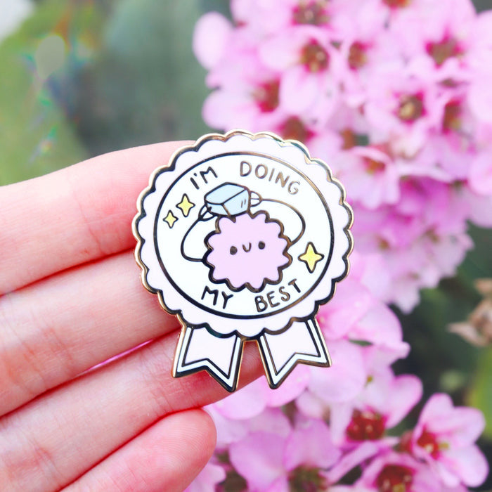Doing My Best Pin