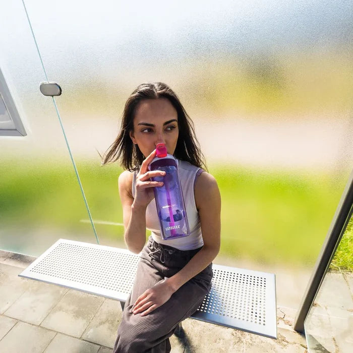 DUPLA 2 IN 1 ŪDENS PUDELE,750ML, GAIŠI VIOLETA, TRITAN,PLASTMASA