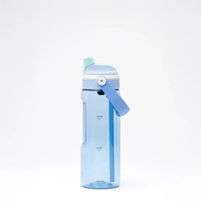 DUPLA 2 IN 1 ŪDENS PUDELE,750ML, GAIŠI ZILA, TRITAN,PLASTMASA