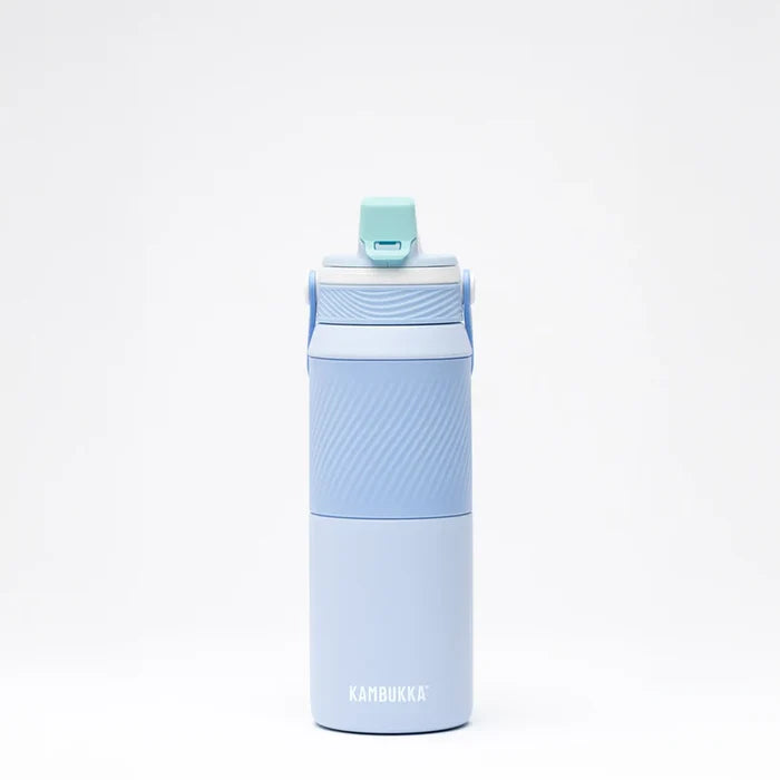 DUPLA INSULATED 2 IN 1,ŪDENS PUDELE 750ML, AR,SILIKONA JOSLU, GAIŠI ZILA,,NER.TĒR.