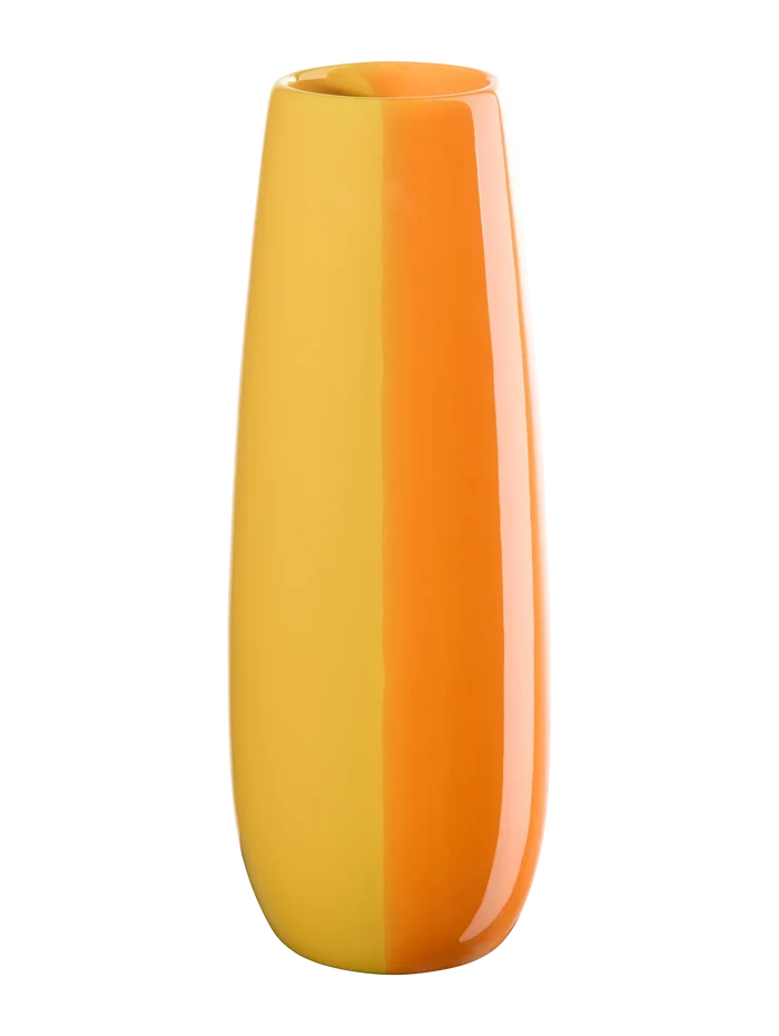 EASE VĀZE D 6 CM, H 25 CM, ORANGE , PORCELĀNS