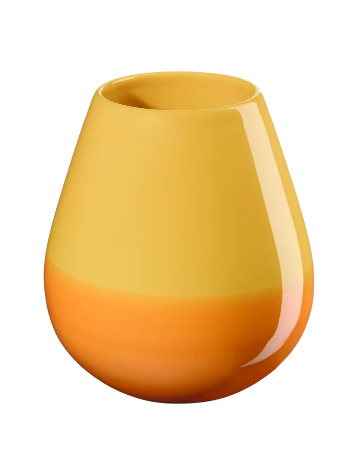 EASE VĀZE D 9 CM, H 18 CM, ORANGE , PORCELĀNS