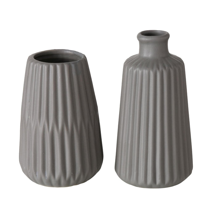 SKO VĀZE H18CM 2 VEIDI, PELĒKA, PORCELĀNS