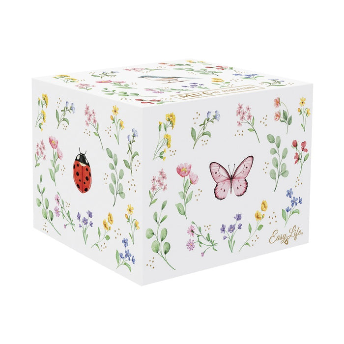 FANCY GARDEN KRŪZE 400ML, 4 DIZAINI, PORCELĀNS
