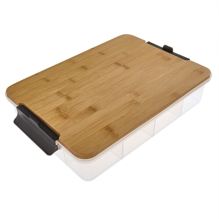 FARBERWARE UZKODU TRAUKS 30x40.5CM, AR VĀKU-DĒLĪTI, PLASTMASA/BAMBUSS