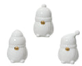 FIGŪRA-RŪĶIS H7.5CM 3 VEIDI, BALTS, PORCELĀNS