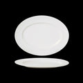 FINE PLUS OVĀLS ŠĶĪVIS 30CM, PORCELĀNS