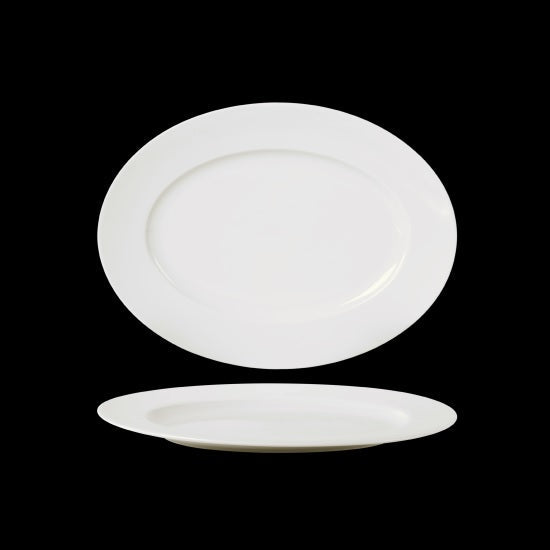 FINE PLUS OVĀLS ŠĶĪVIS 30CM, PORCELĀNS