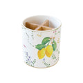 FLEURS ET CITRONS VIRTUVES PIEDERUMU TURĒTĀJS, 14 x 13,5 CM, PORCELĀNS