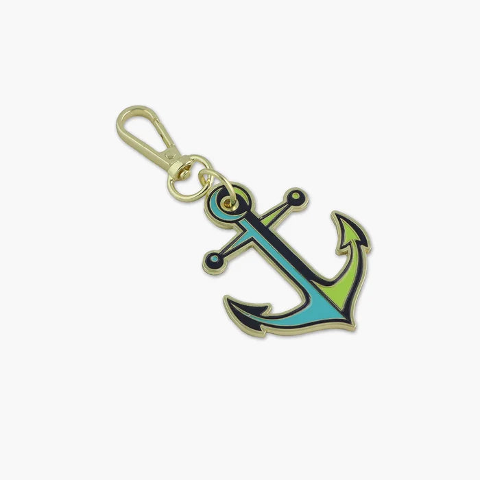 Floral Reef Anchors Aweigh Marine Bag Charm