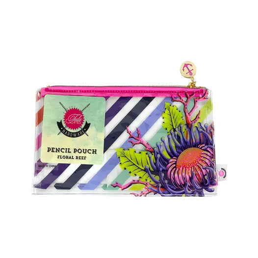 Floral Reef Pencil Pouch