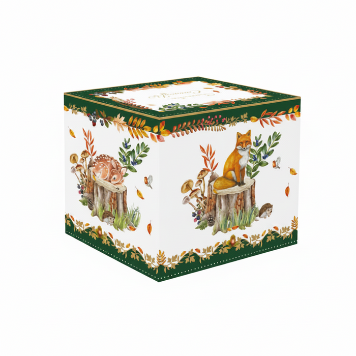 FOREST DREAM KRŪZE AR METĀLA SIETIŅU 450ML, PORCELĀNS, DĀVANU KASTĒ