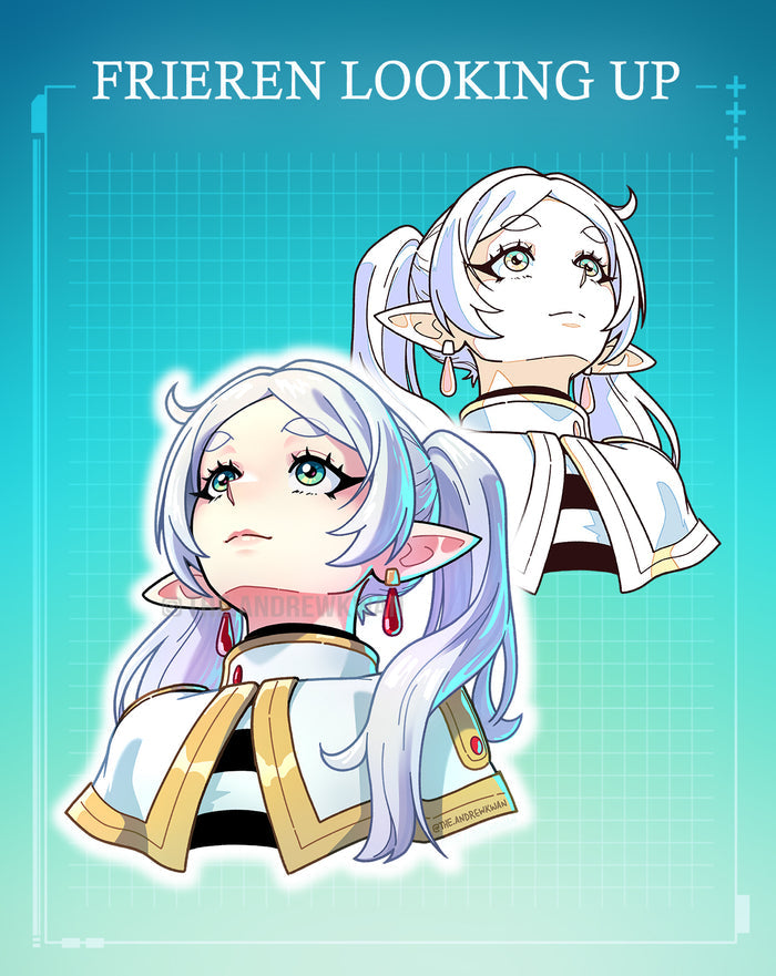 Frieren Looking Up Charm