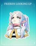 Frieren Looking Up Sticker