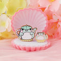 Frog Tea Cup Pin Set