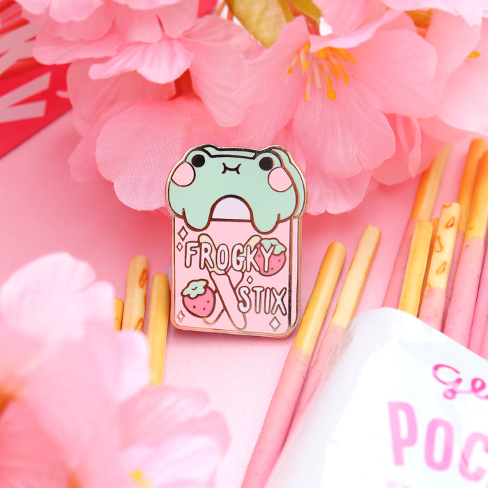 Frogky Stix Pin