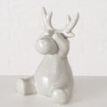 GILLIAN DEKORATĪVA FIGŪRA SĒDOŠS BRIEDIS H12CM 3 VEIDI, G.PELĒKS, PORCELĀNS