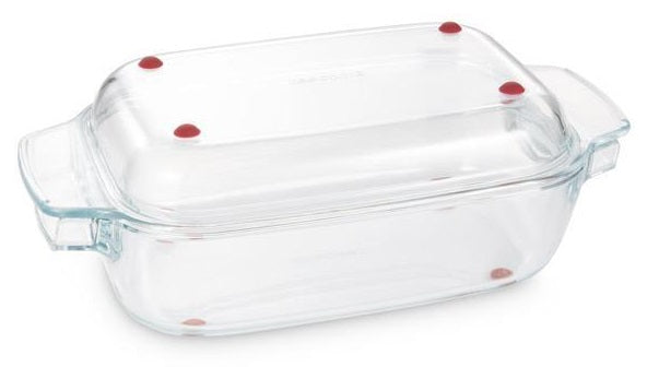 GRANDCHEF CEPAMTRAUKS AR VĀKU 34x19CM, STIKLA