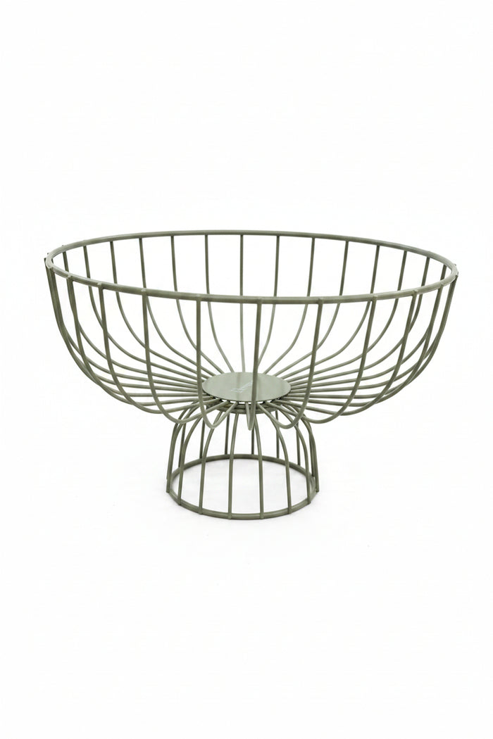 GROZS AUGĻIEM UZ KĀJAS, 28 CM, ZAĻS METĀLS